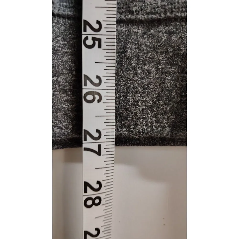 Banana Republic Men's Heather Grey Cotton Blend Crewneck Long Sleeve Top | Size